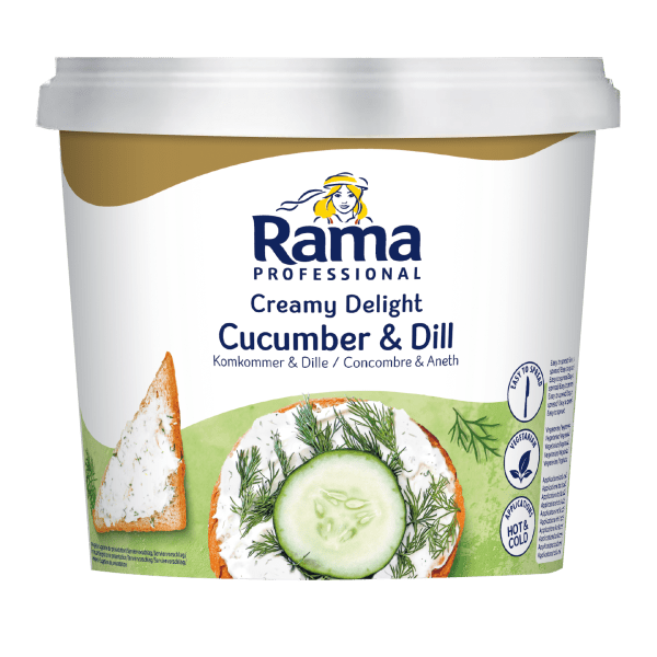 Product Page, Rama Creamy Delight Komkommer & Dille 1,5KG